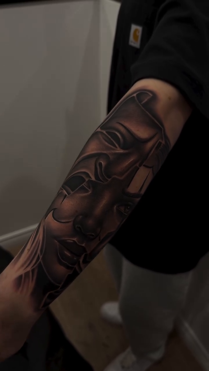 Tattoo by @cees_inks — realism, black_and_grey