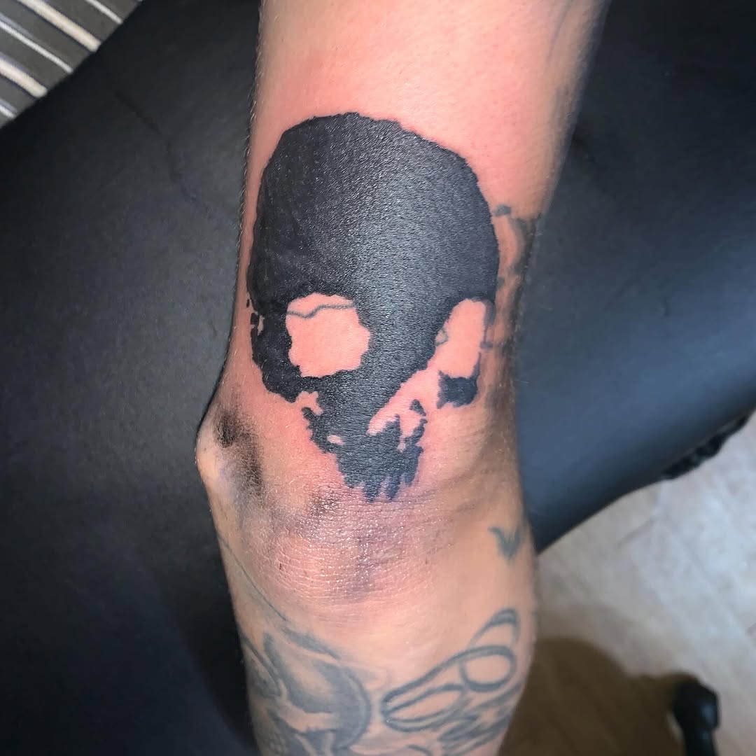 Tattoo by @emotionalthugtattoo — blackwork