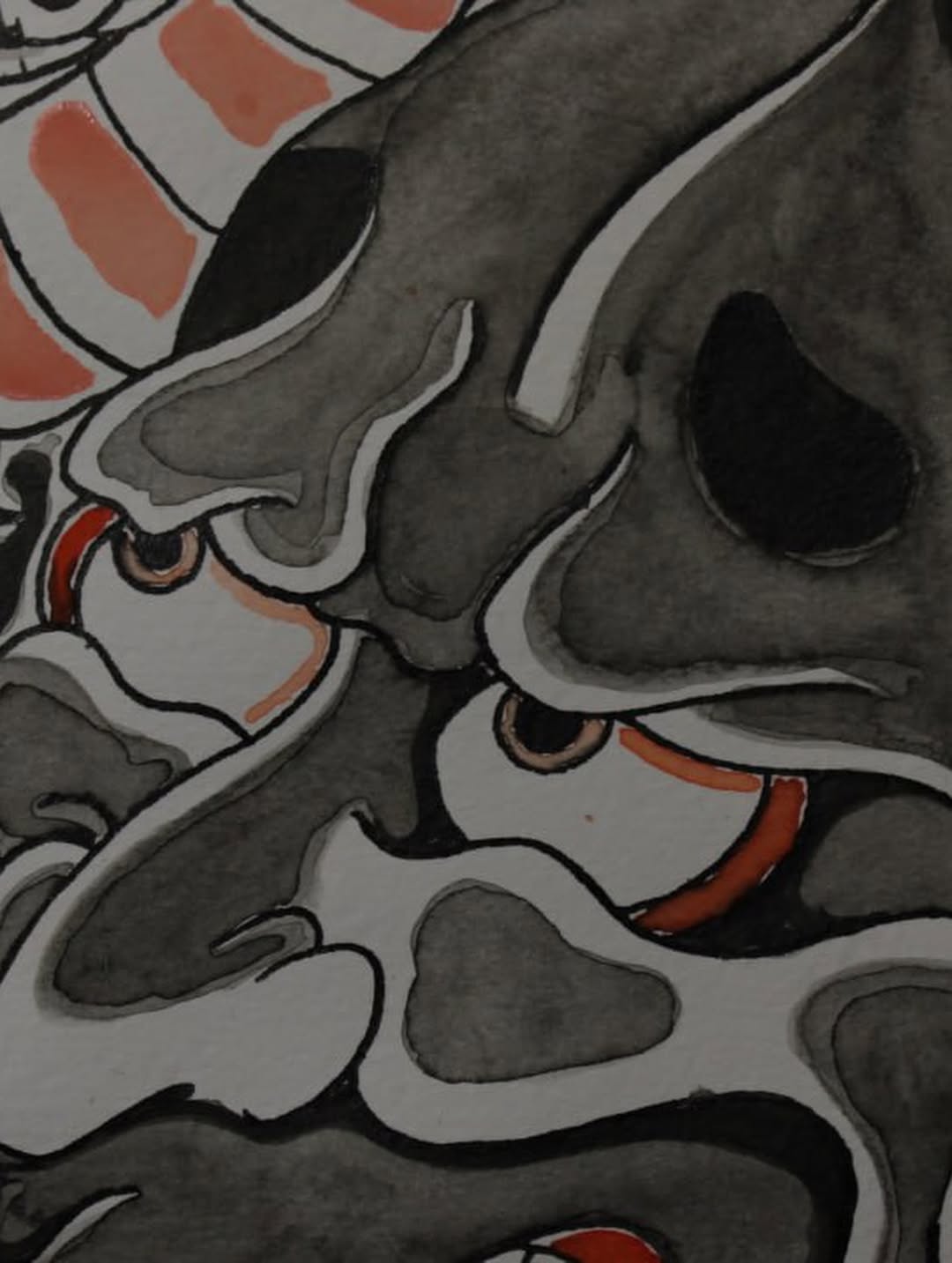 Tattoo by @hori.saru — japanese_irezumi, watercolor