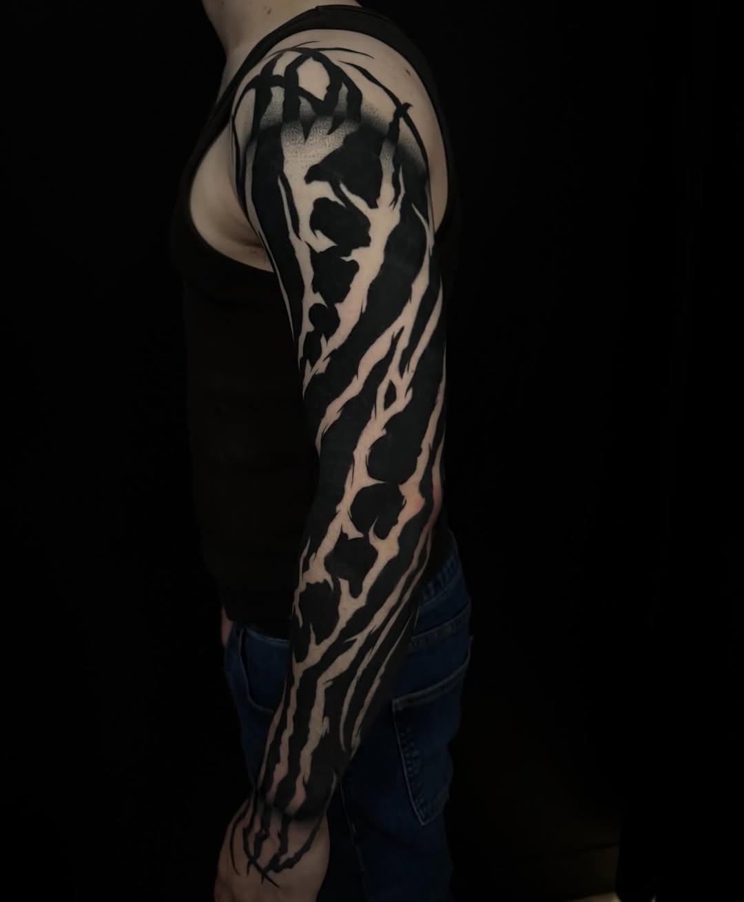 Tattoo by @z.a.r.k_art — blackwork
