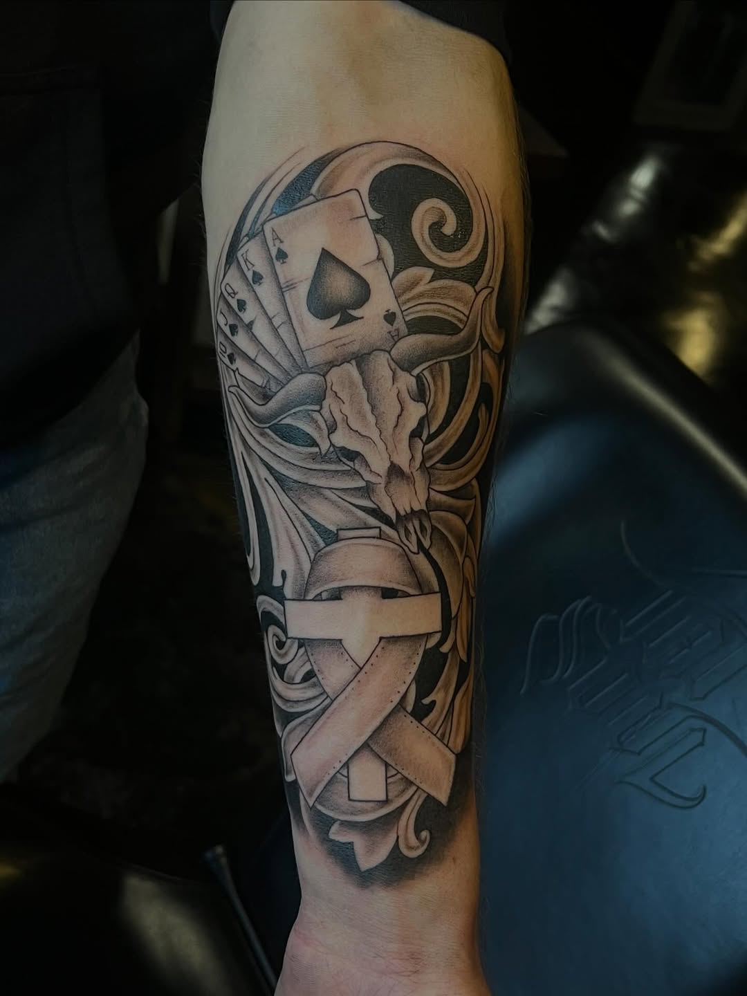 Tattoo by @kp_inktattoos_ โ black_and_grey, realism