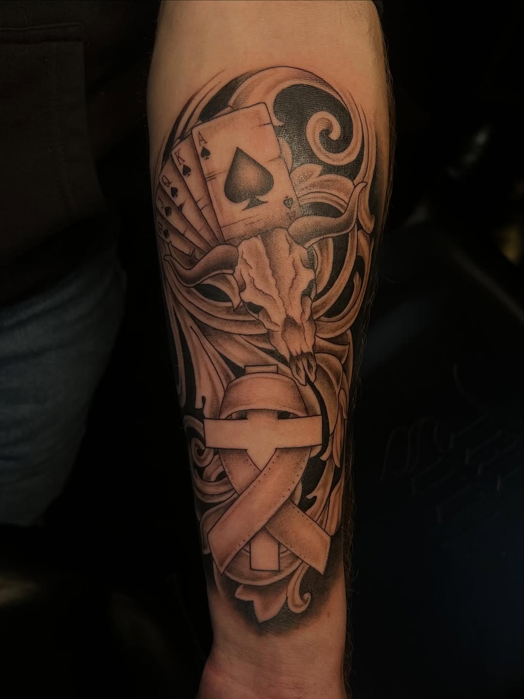 Tattoo by @kp_inktattoos_ โ black_and_grey, realism