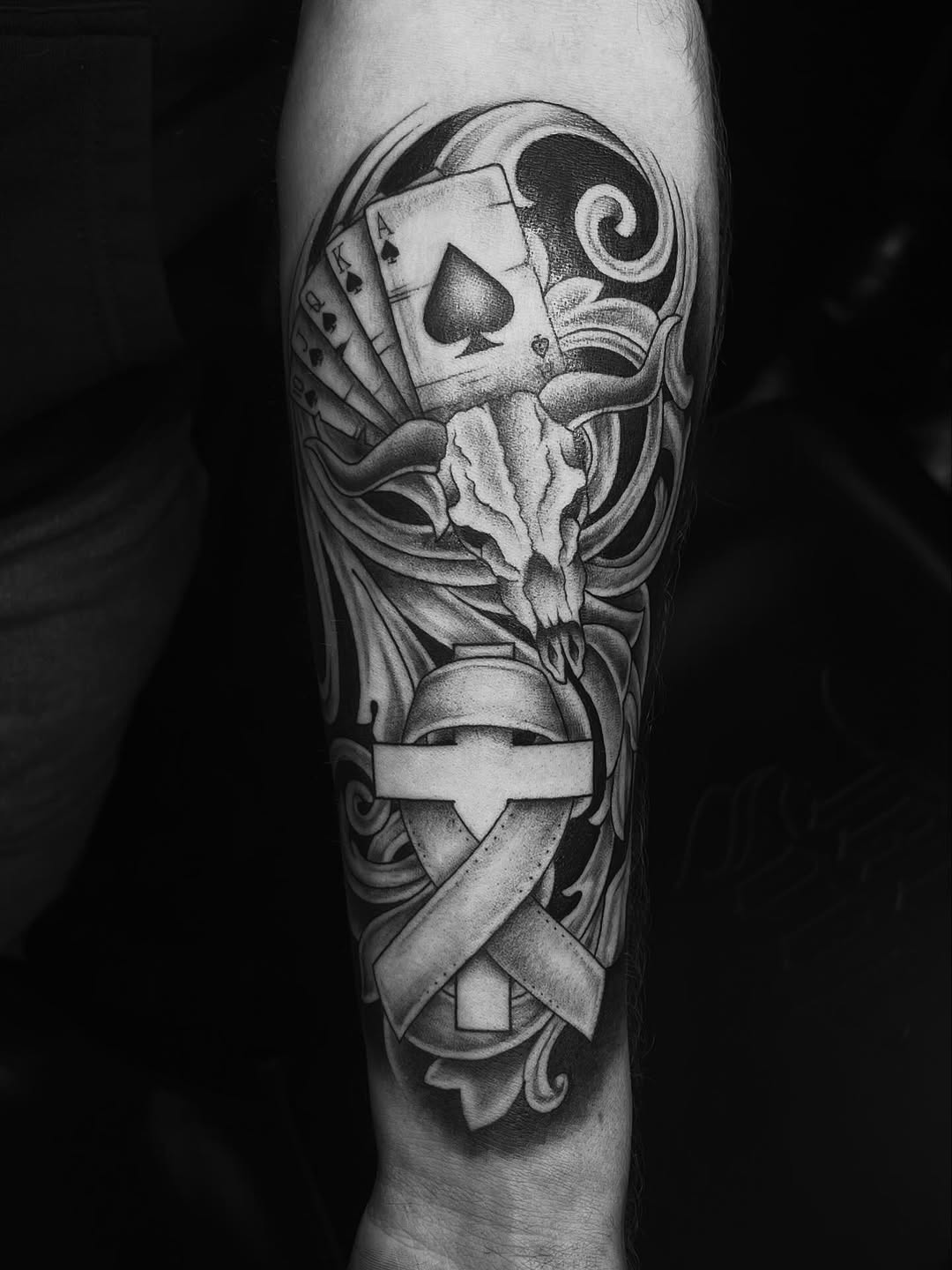 Tattoo by @kp_inktattoos_ โ black_and_grey, realism