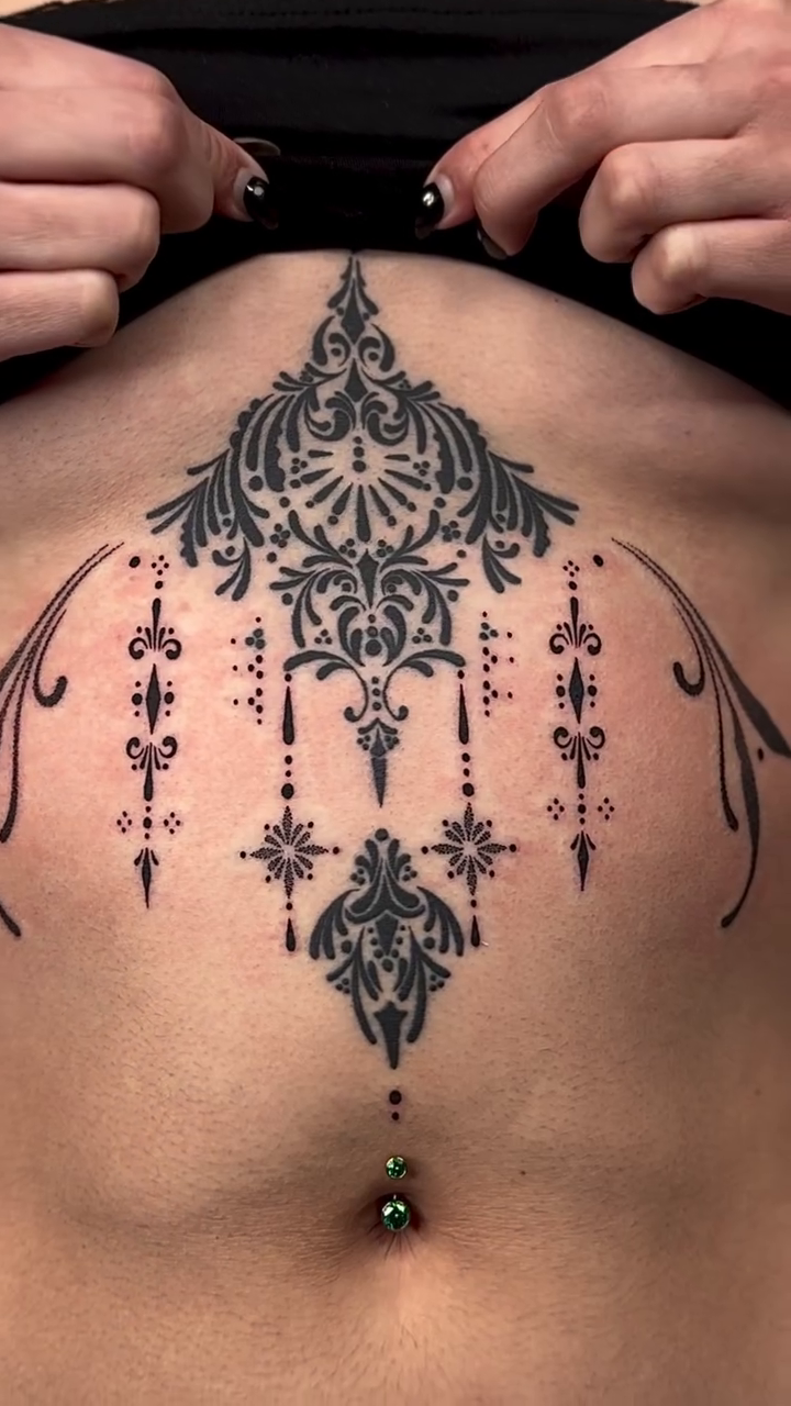 Tattoo by @spiritfleshtattoo — ornamental, geometric