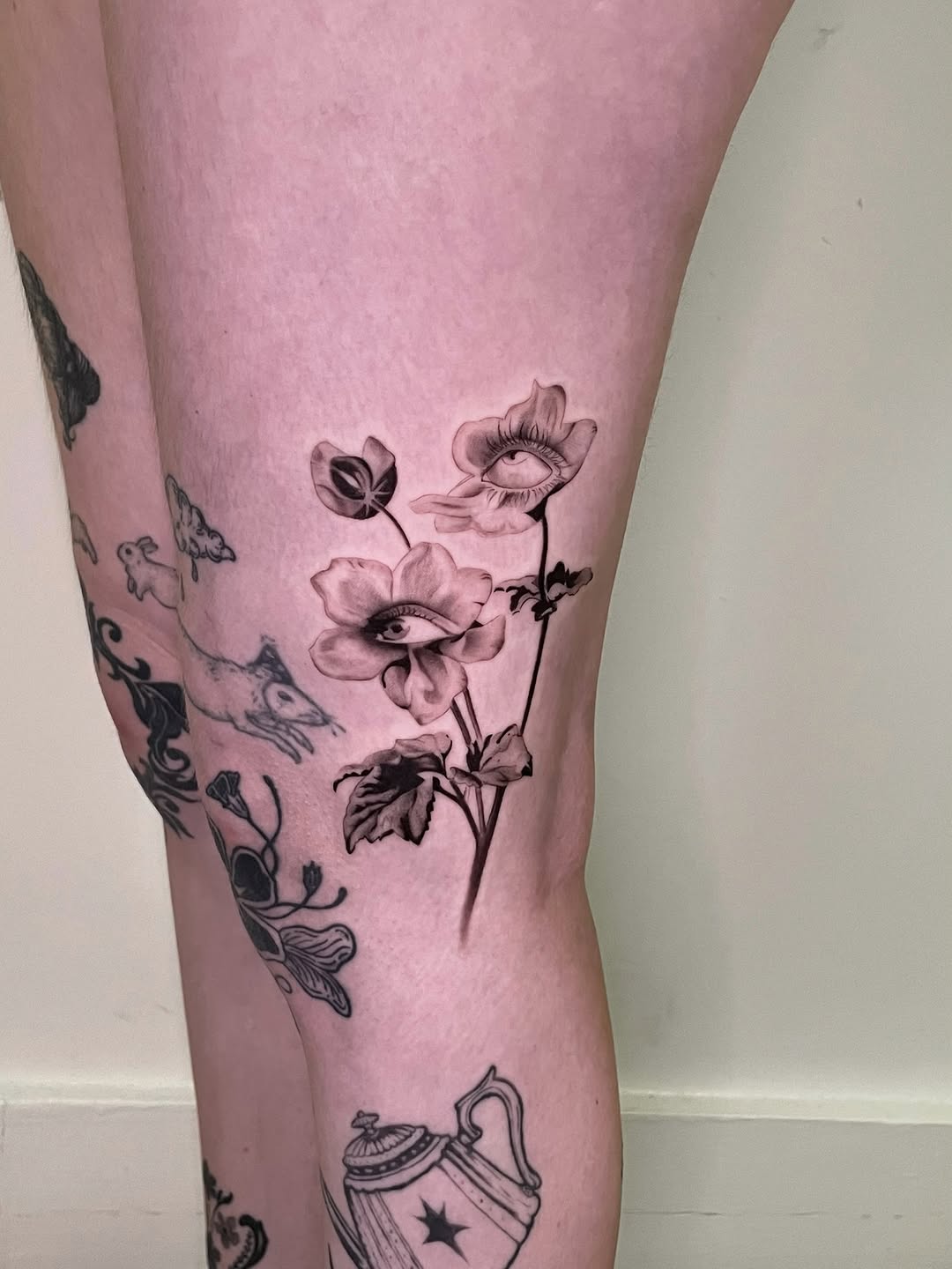 Tattoo by @sayhello.ink โ realism, black_and_grey