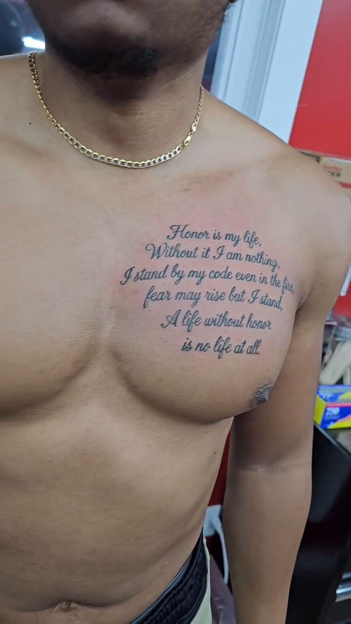 Tattoo by @jb_inkk — lettering_script