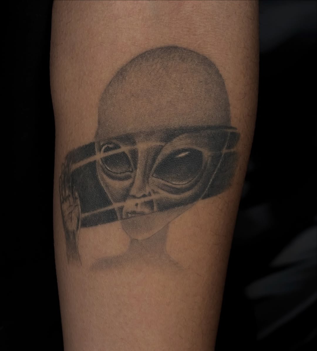 Tattoo by @brixtatts β realism, black_and_grey