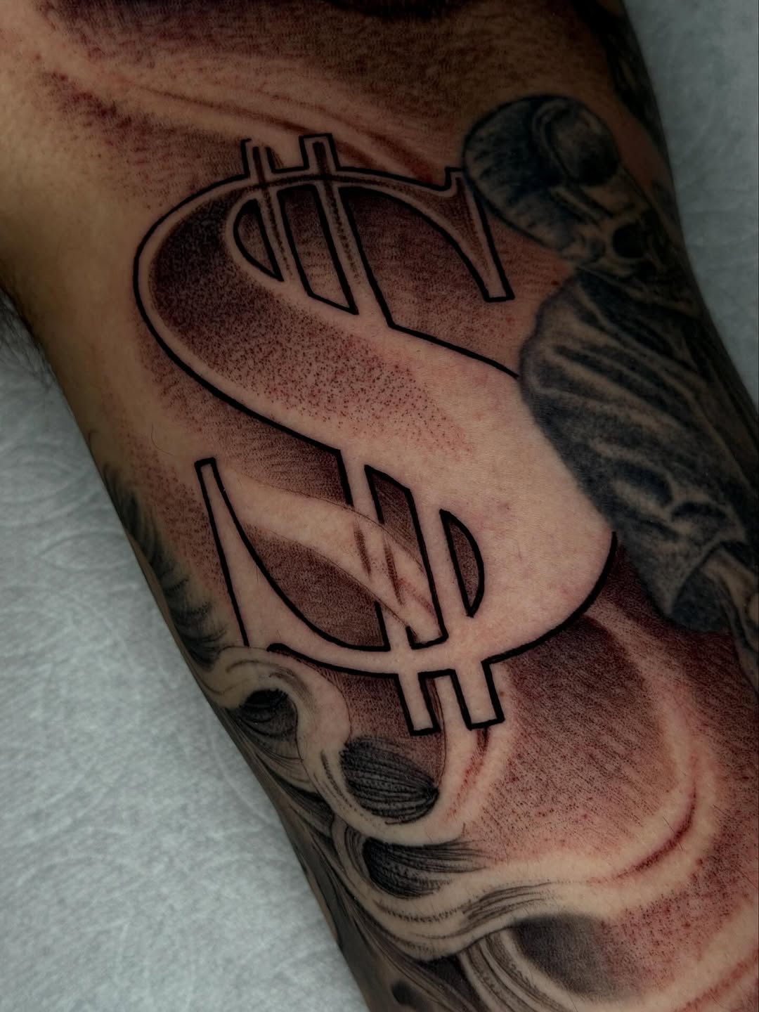 Tattoo by @angeloxlv โ black_and_grey, illustrative