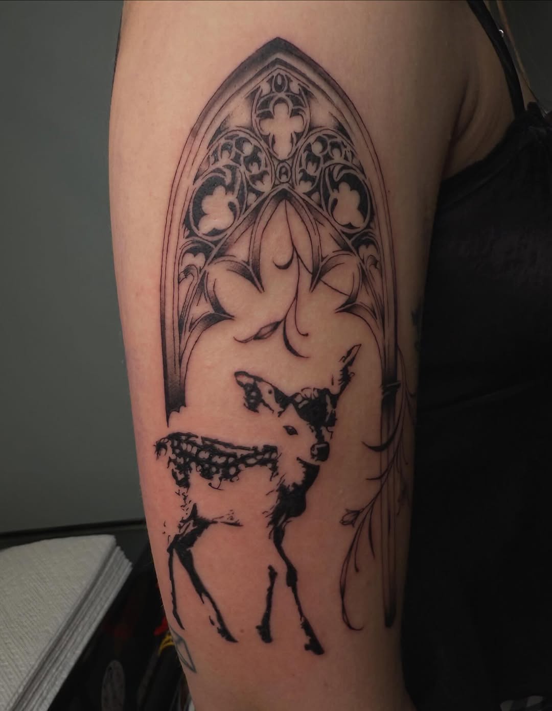Tattoo by @inkedbykz — blackwork, ornamental