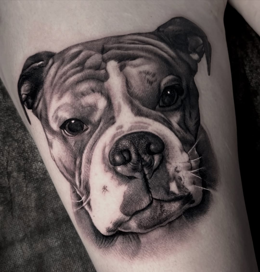 Tattoo by @kambria.tattoo — realism, black_and_grey