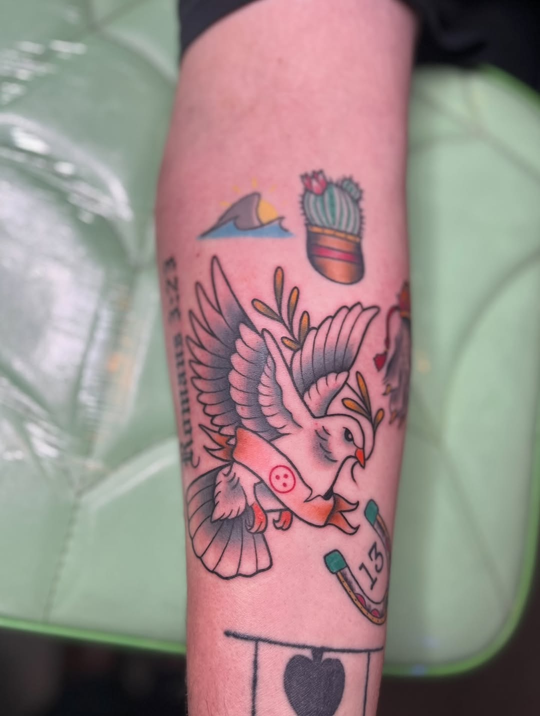 Tattoo by @lovebugtattoos โ american_traditional, illustrative