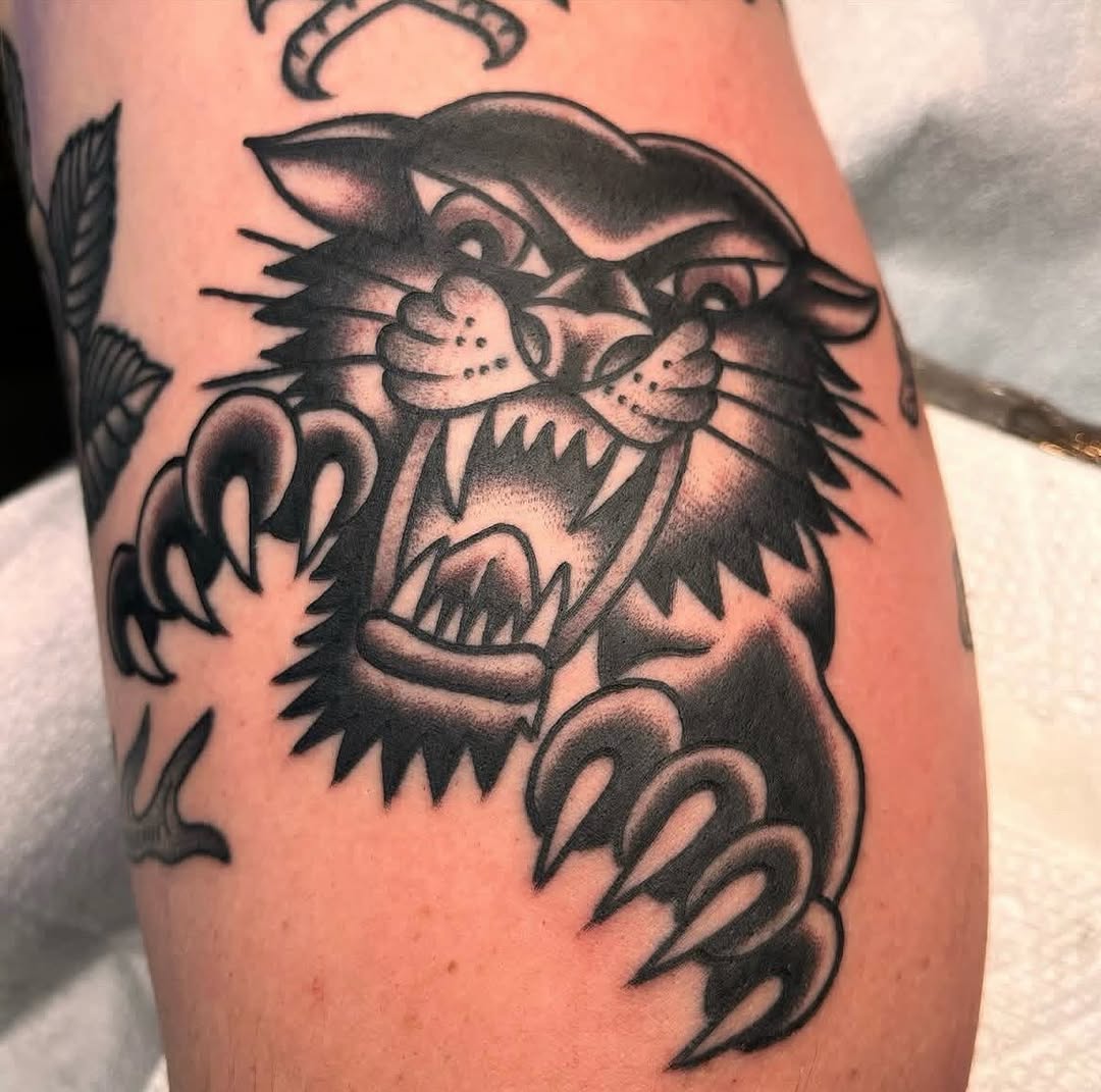 Tattoo by @austinhowardtemple — american_traditional, black_and_grey
