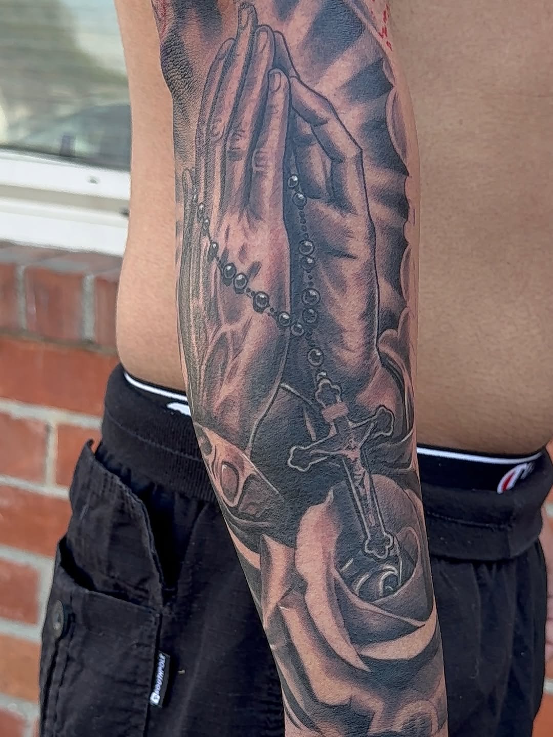 Tattoo by @tattoosbyxavier — black_and_grey, realism