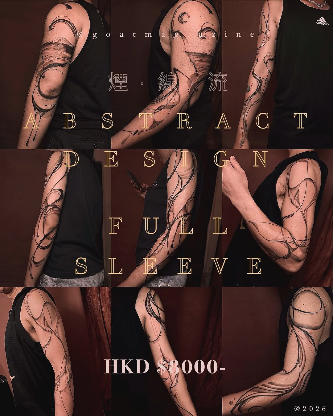 Tattoo by @goatmag.azine — black_and_grey, ornamental