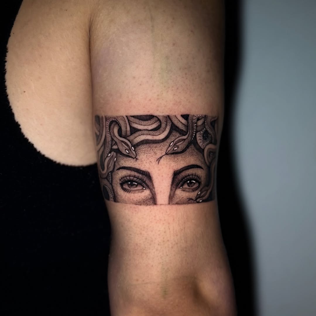 Tattoo by @sadfoo_tattoo โ black_and_grey