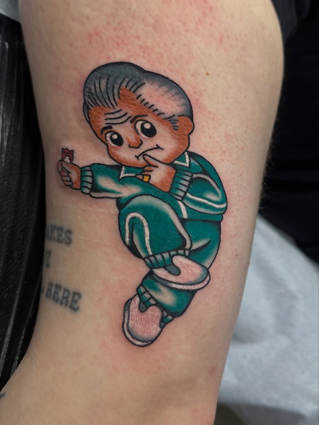 Tattoo by @eggtattooer — american_traditional, illustrative