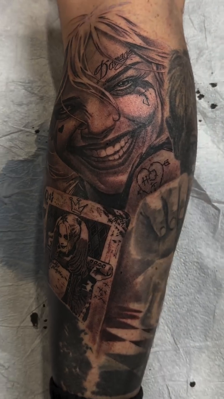 Tattoo by @dohertytattoos — black_and_grey, realism