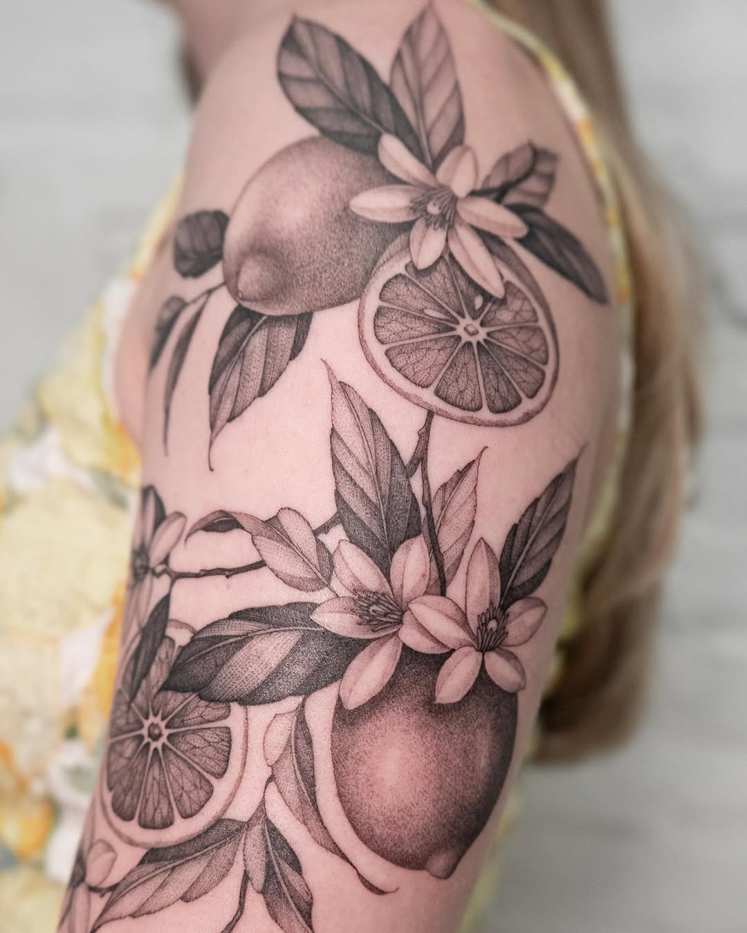 Tattoo by @lilyblu.ink — realism, dotwork