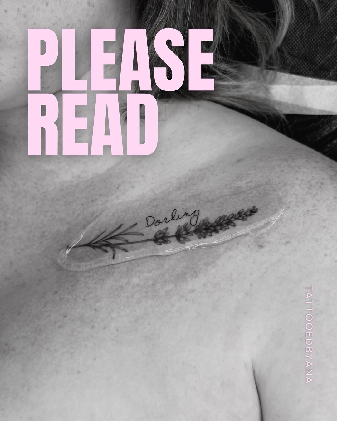 Tattoo by @tattooedbyana — fine_line, lettering_script