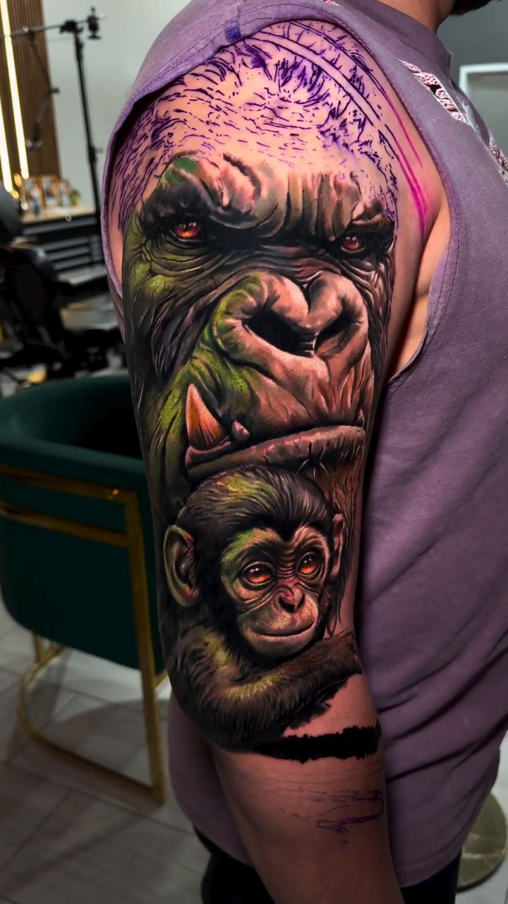 Tattoo by @guillermocolumbie — realism, illustrative