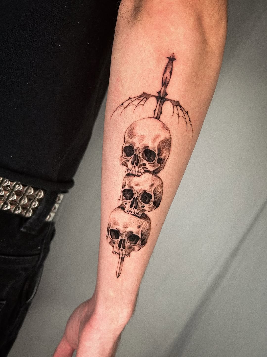 Tattoo by @kevin.tatt — black_and_grey, realism