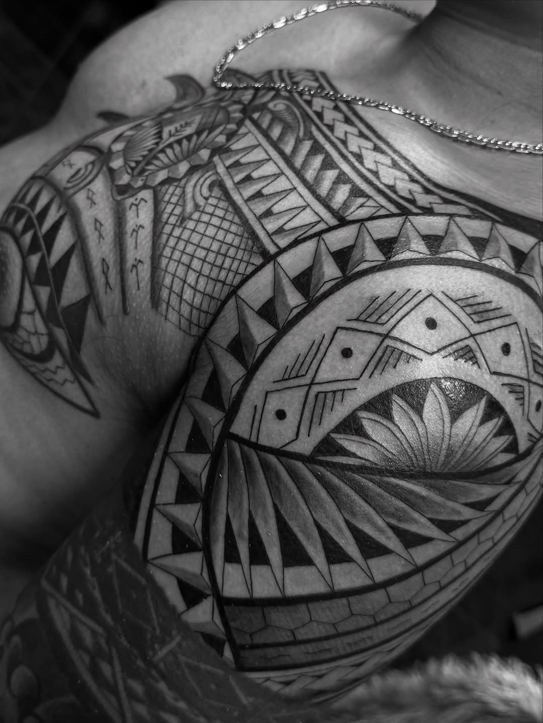 Tattoo by @healohakamanu — tribal, geometric
