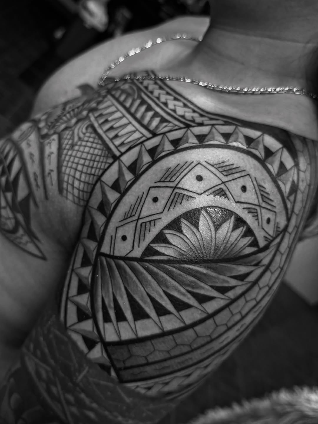 Tattoo by @healohakamanu — tribal, blackwork