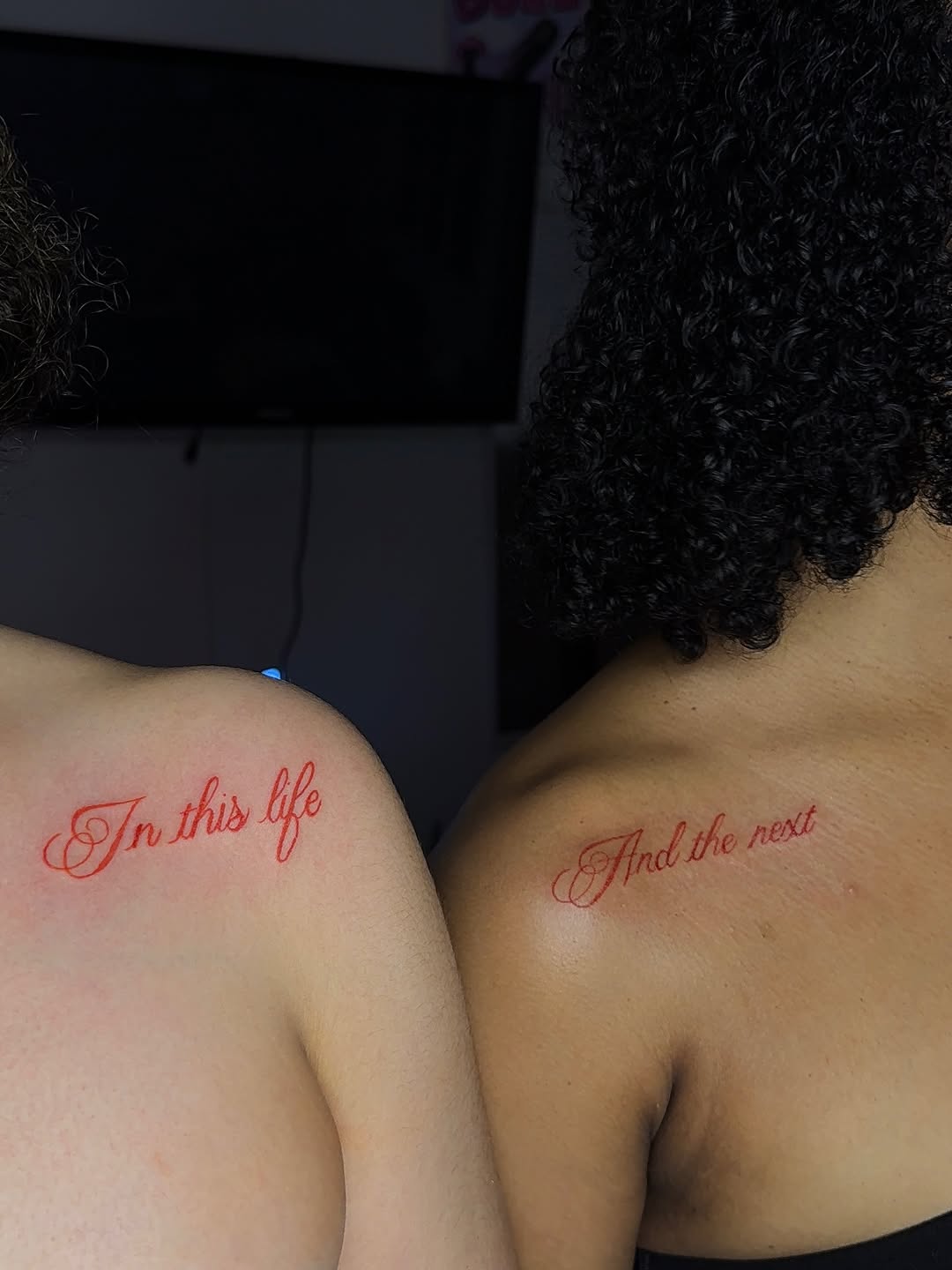 Tattoo by @xotic_inkk โ lettering_script, fine_line