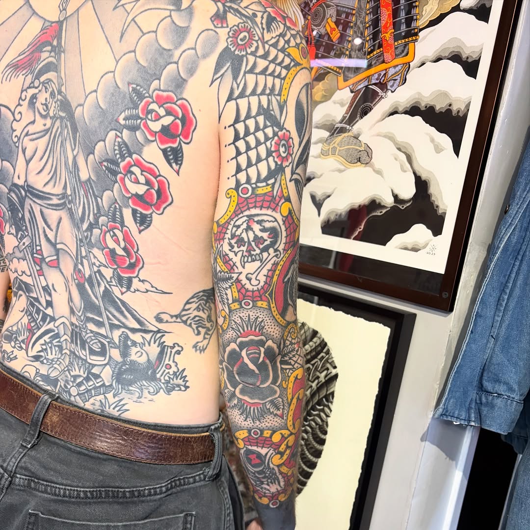 Tattoo by @foreversadaustin — american_traditional, neo_traditional