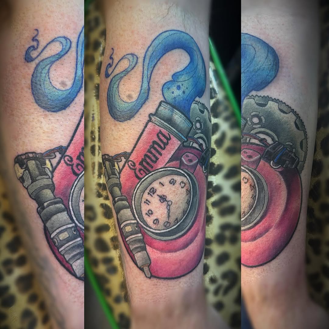Tattoo by @seaninyourhead — new_school, realism