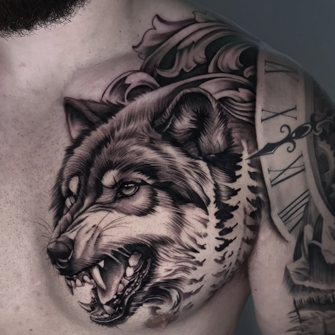 Tattoo by @kambria.tattoo — realism, black_and_grey