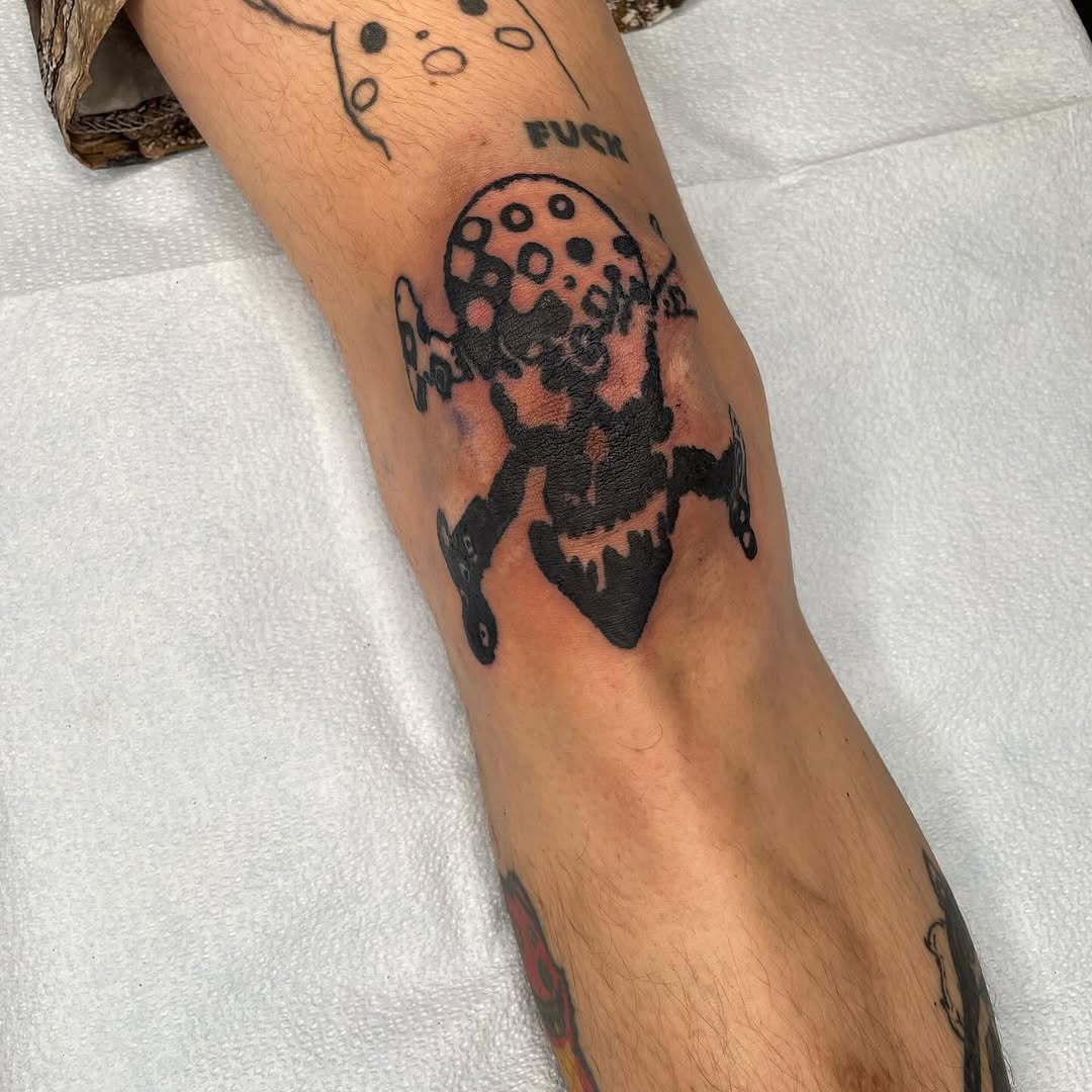 Tattoo by @emotionalthugtattoo — blackwork