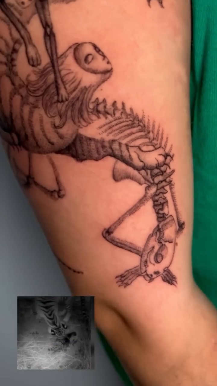 Tattoo by @beingtattoos — black_and_grey, realism