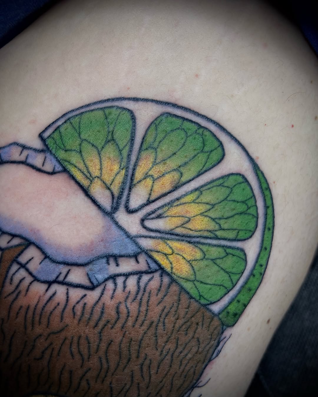 Tattoo by @inked.by.shelbie — realism, color