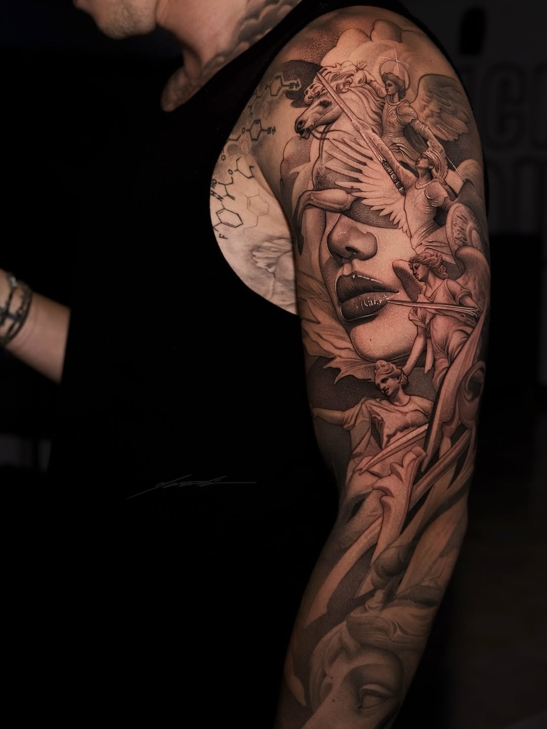 Tattoo by @sebaztian_maranta — realism, black_and_grey