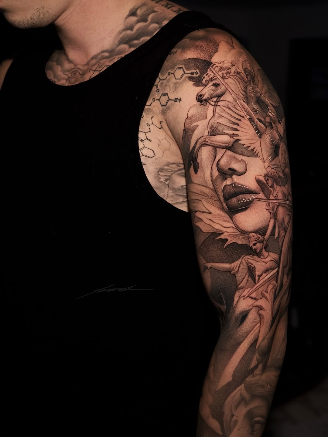 Tattoo by @sebaztian_maranta — realism, black_and_grey