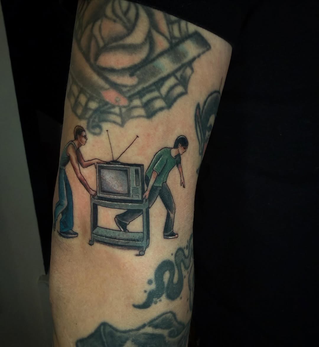 Tattoo by @bisbytattoos โ new_school