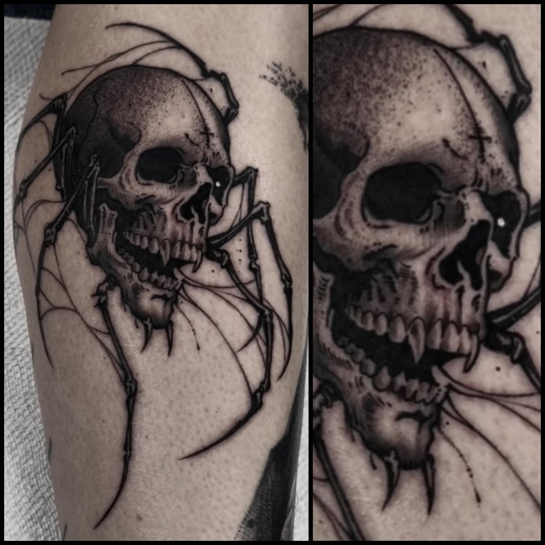Tattoo by @davidalcocertattoo — dark_realism, black_and_grey