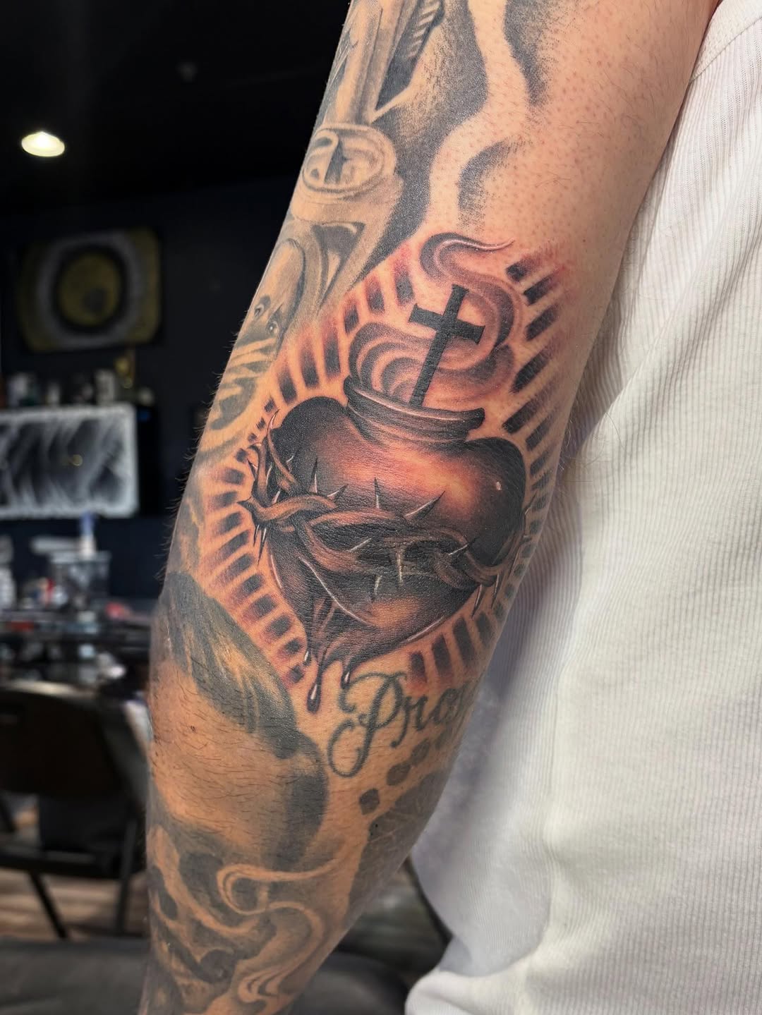 Tattoo by @inkedbysav โ black_and_grey, illustrative