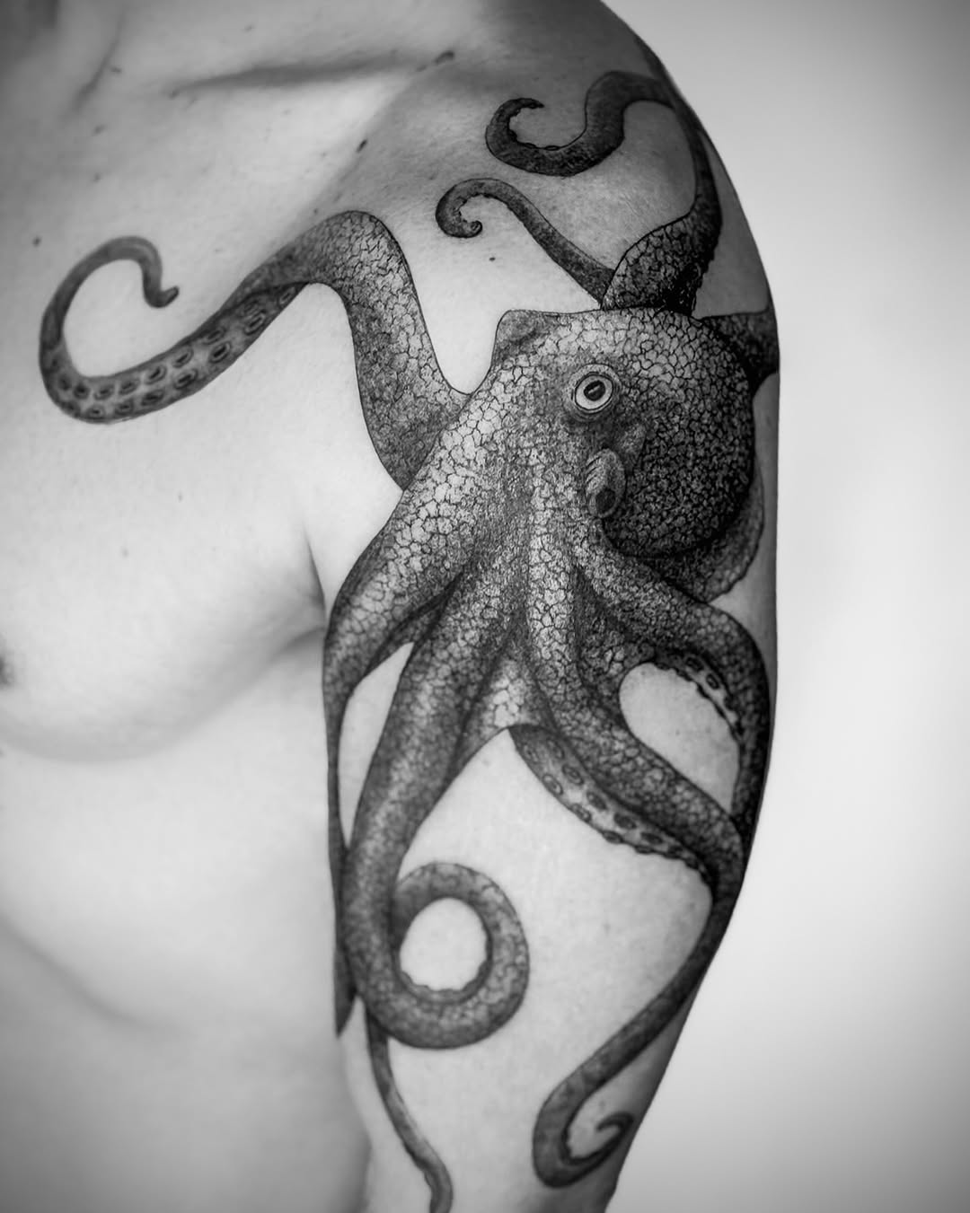 Tattoo by @gagemansfield.tattoos — realism, black_and_grey