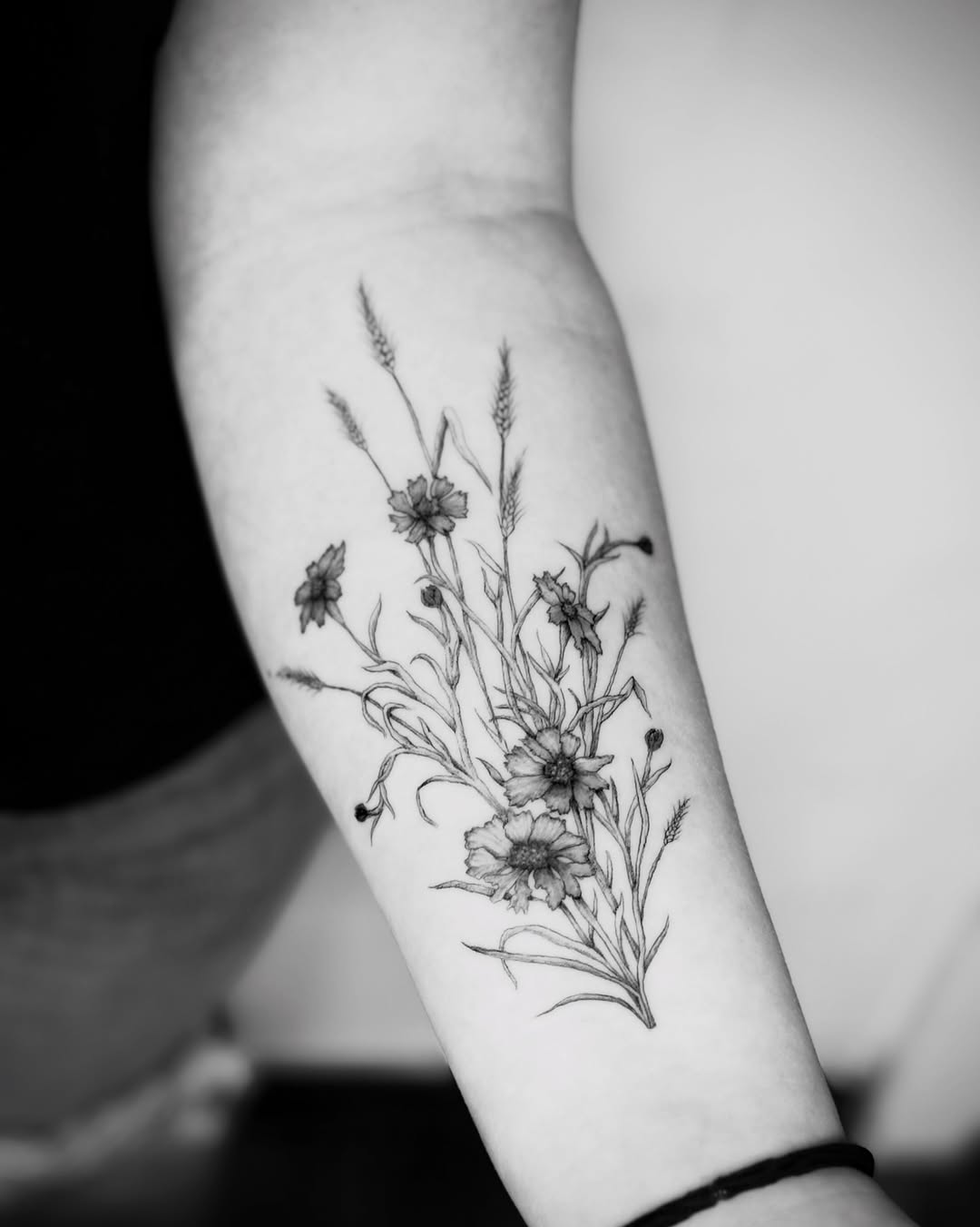 Tattoo by @gagemansfield.tattoos — fine_line, black_and_grey