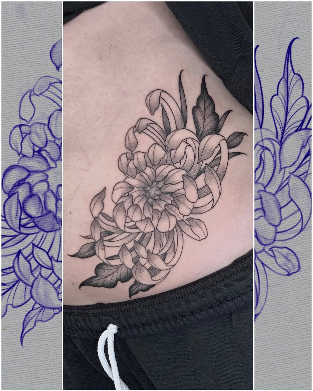Tattoo by @lvl40lich — japanese_irezumi, black_and_grey