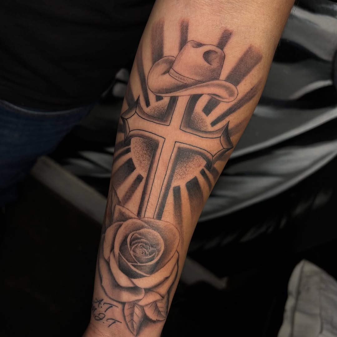 Tattoo by @brixtatts β black_and_grey, realism