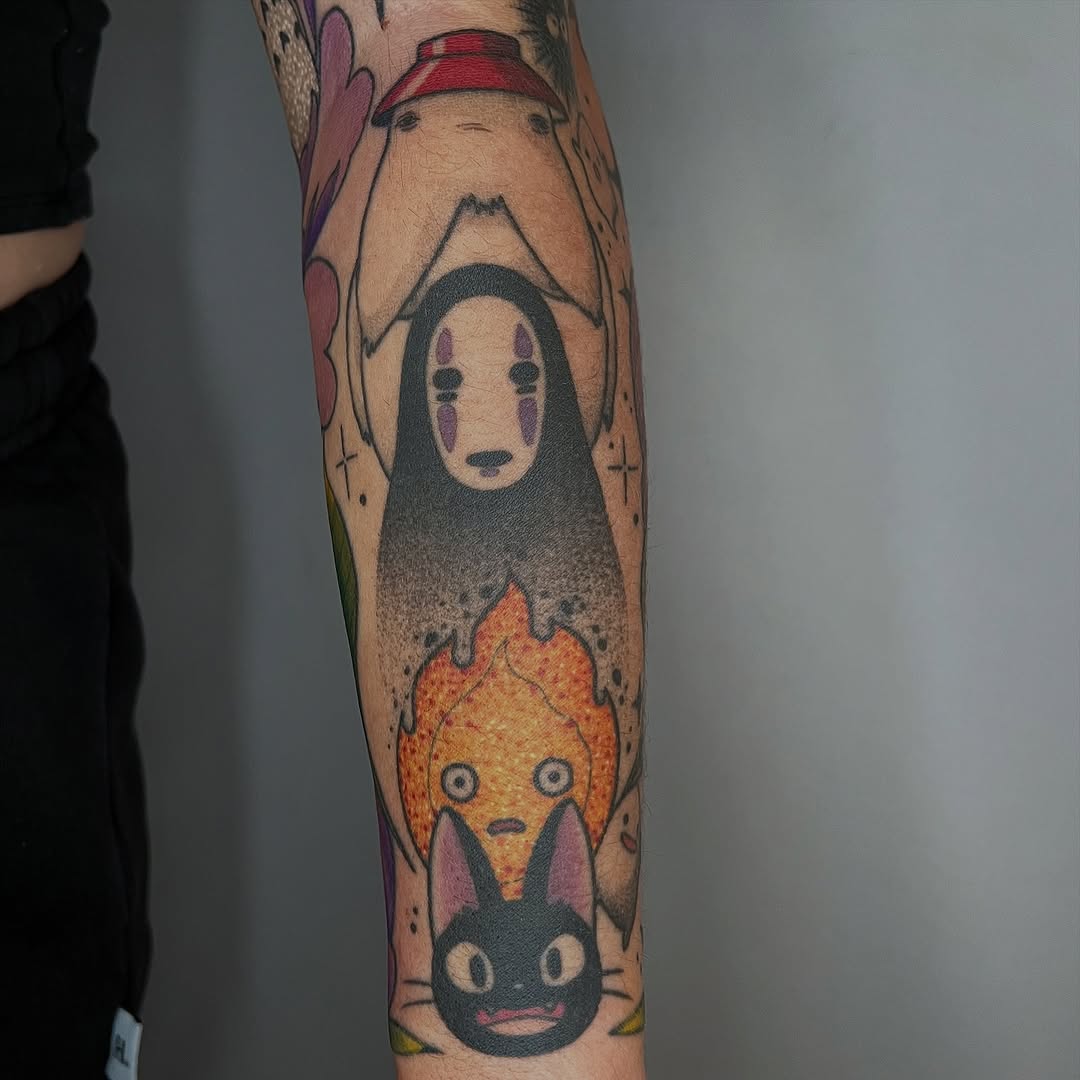 Tattoo by @ofcourseithurts — new_school, anime