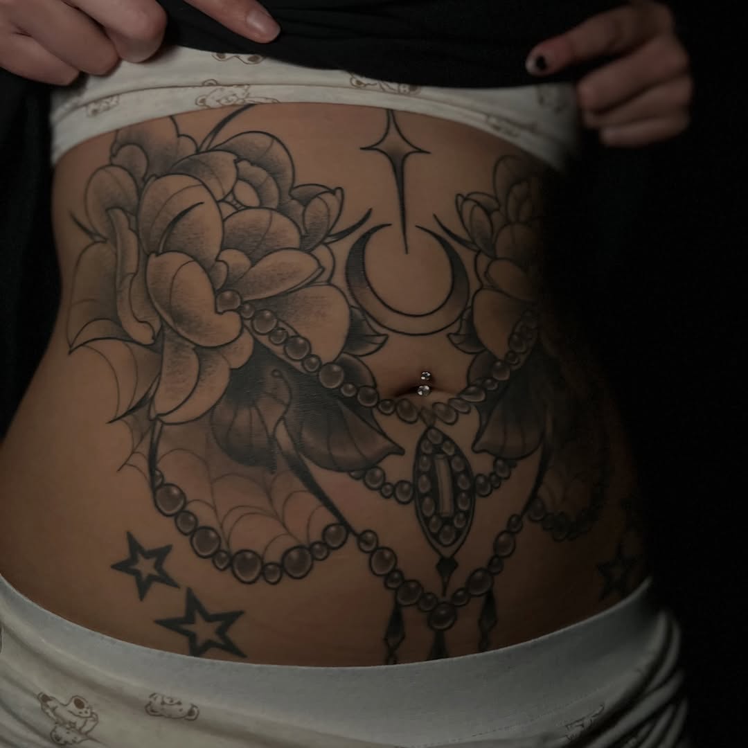 Tattoo by @artdoctortattoo โ black_and_grey, neo_traditional