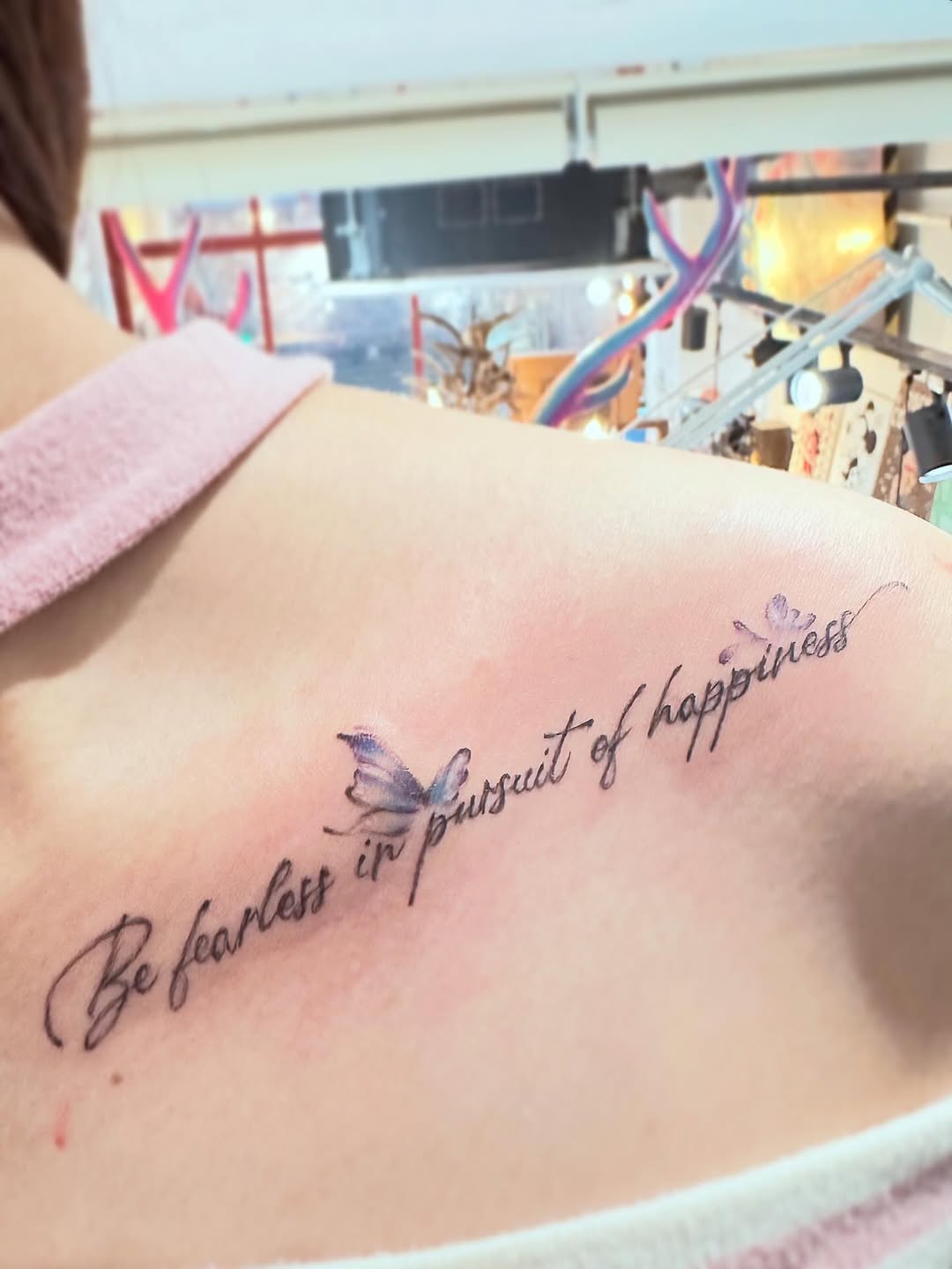 Tattoo by @2ndstreet_tattoo — lettering_script, fine_line
