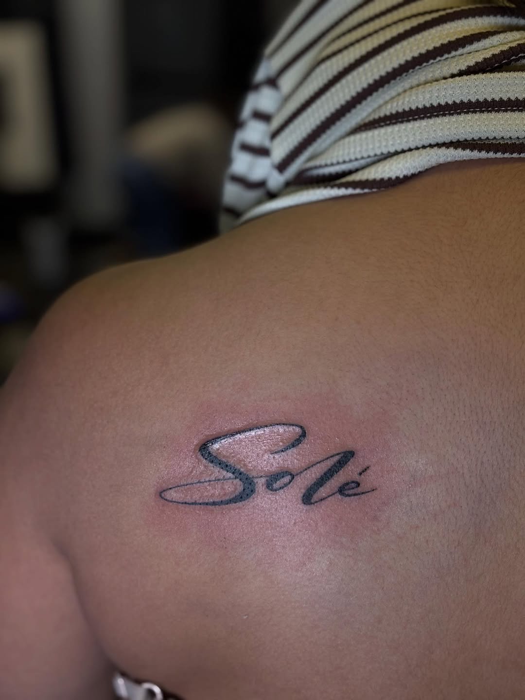 Tattoo by @shyluhv — lettering_script, fine_line