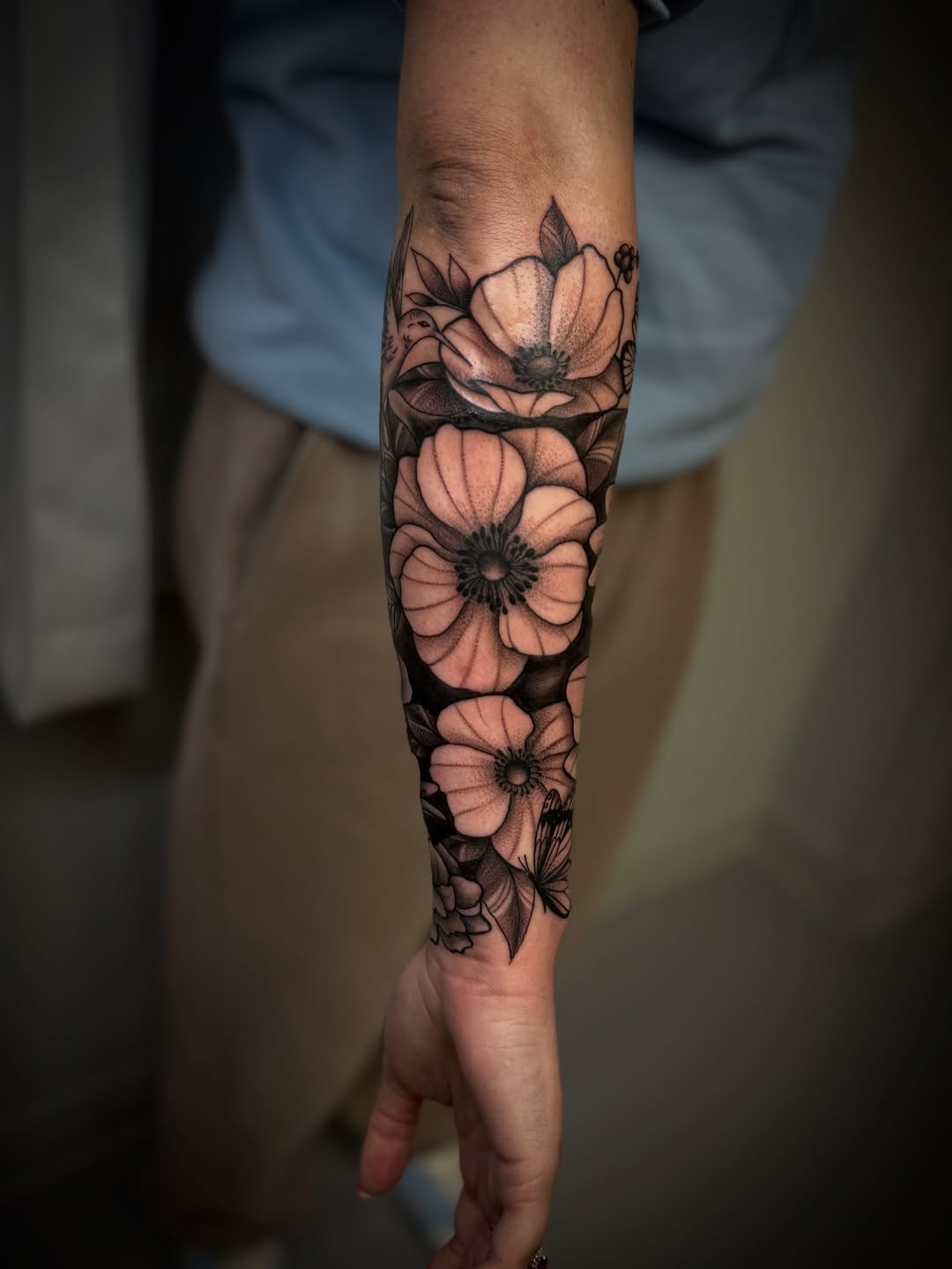 Tattoo by @llanotattooart — black_and_grey, realism