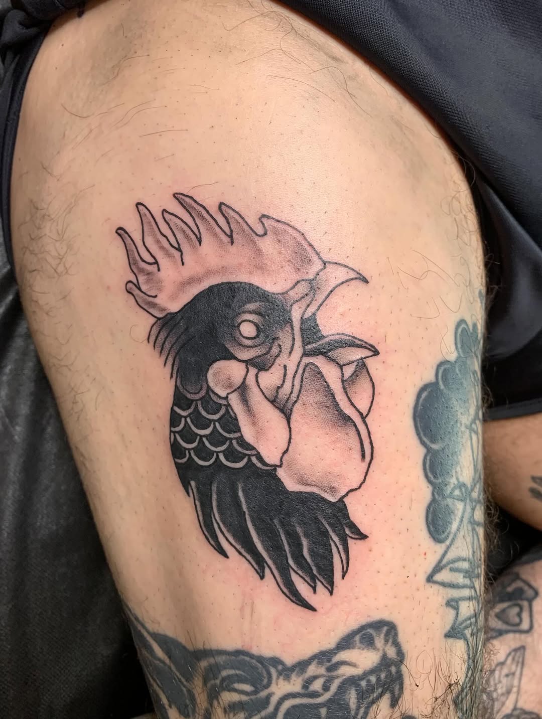 Tattoo by @dreadrooth โ american_traditional, blackwork