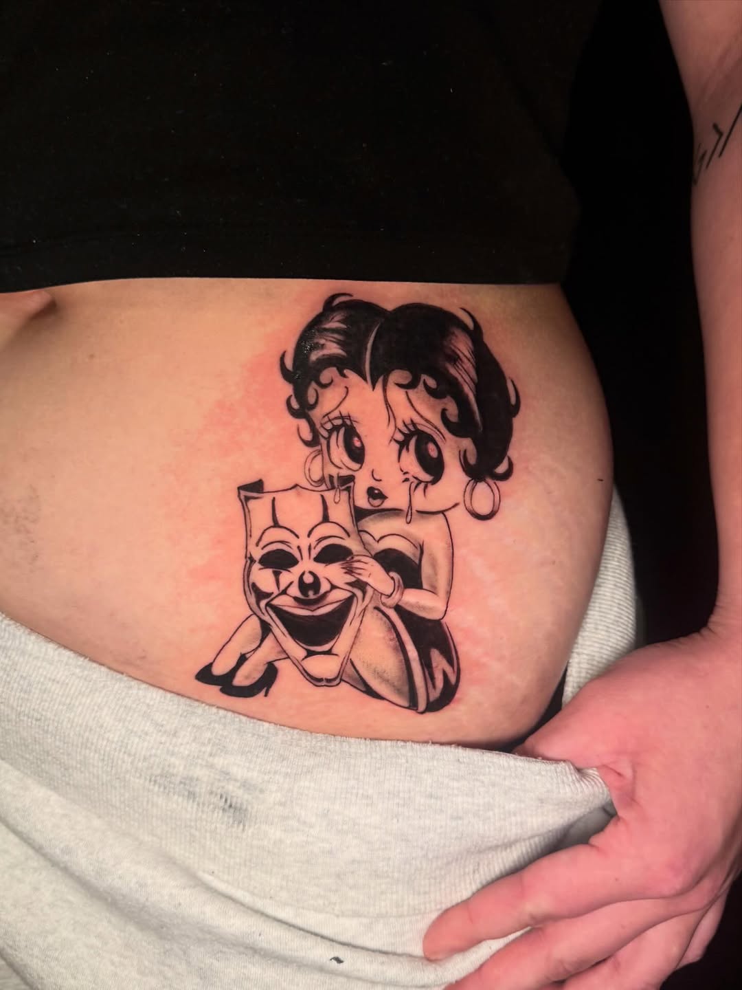 Tattoo by @immaculata_tattoo — chicano, black_and_grey